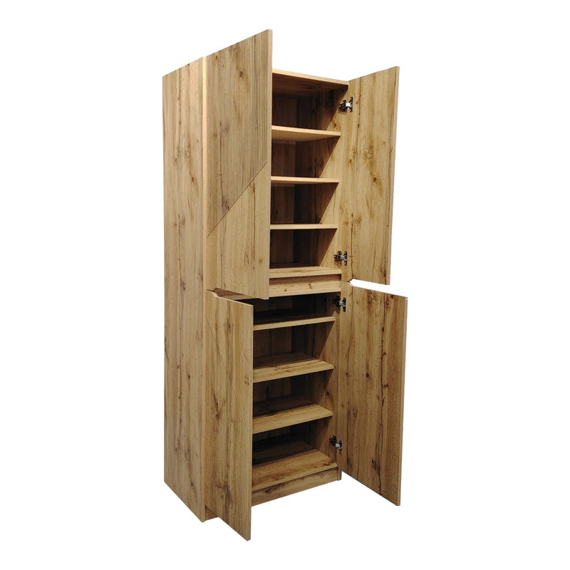 Παπουτσοθήκη-Ντουλάπι Kebell σε Oak Απόχρωση 71x41.5x180.4