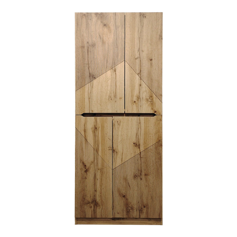 Παπουτσοθήκη-Ντουλάπι Kebell σε Oak Απόχρωση 71x41.5x180.4