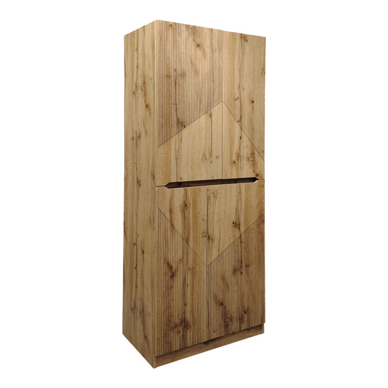 Παπουτσοθήκη-Ντουλάπι Kebell σε Oak Απόχρωση 71x41.5x180.4