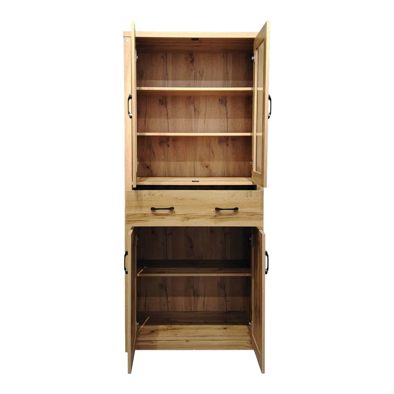 Βιτρίνα-Ντουλάπα Nisso σε Oak Απόχρωση 80x40x183.5