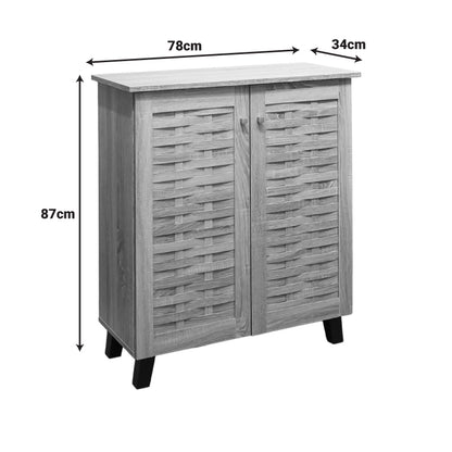 Παπουτσοθήκη-Ντουλάπι Mantam 12 Ζεύγων Sonoma 78x34x87