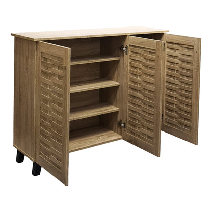 Παπουτσοθήκη-Ντουλάπι Mantam 16 Ζεύγων Sonoma 115.5x34x87