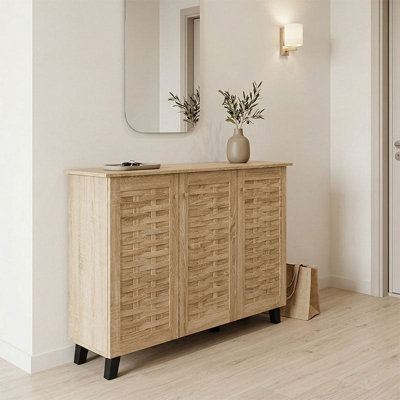 Παπουτσοθήκη-Ντουλάπι Mantam 16 Ζεύγων Sonoma 115.5x34x87