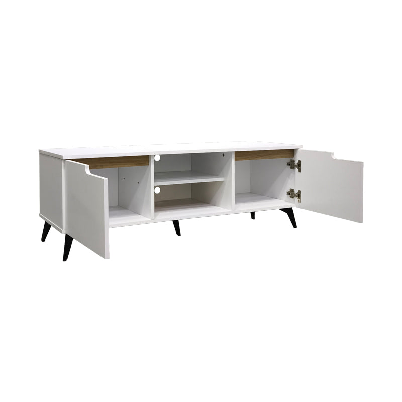 Έπιπλο Τηλεόρασης Kemvio Sonoma-Λευκό 120x38x44