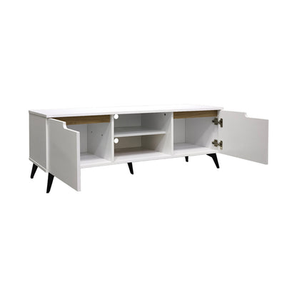 Έπιπλο Τηλεόρασης Kemvio Sonoma-Λευκό 120x38x44