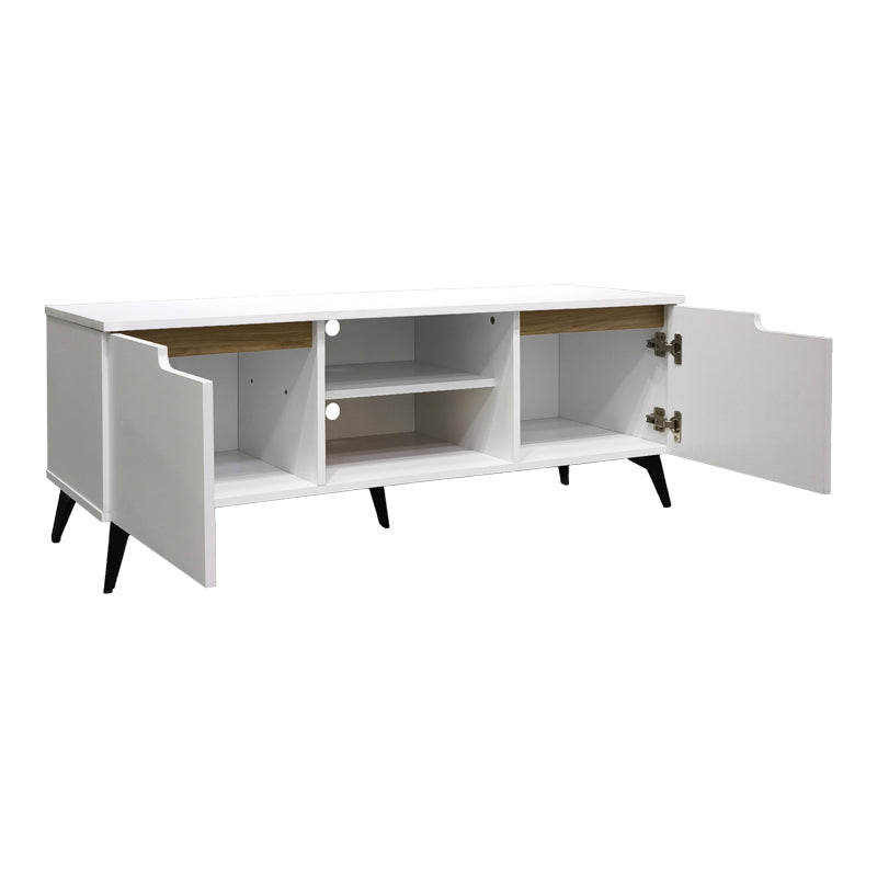 Έπιπλο Τηλεόρασης Kemvio Sonoma-Λευκό 150x38x44