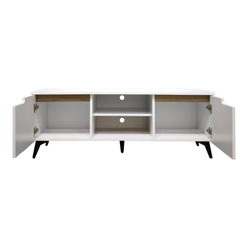 Έπιπλο Τηλεόρασης Kemvio Sonoma-Λευκό 150x38x44