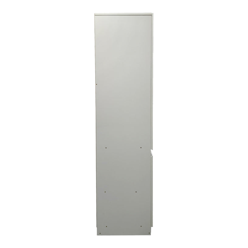 Ντουλάπα Τρίφυλλη Merzia Sonoma-Λευκό 120x46.5x183
