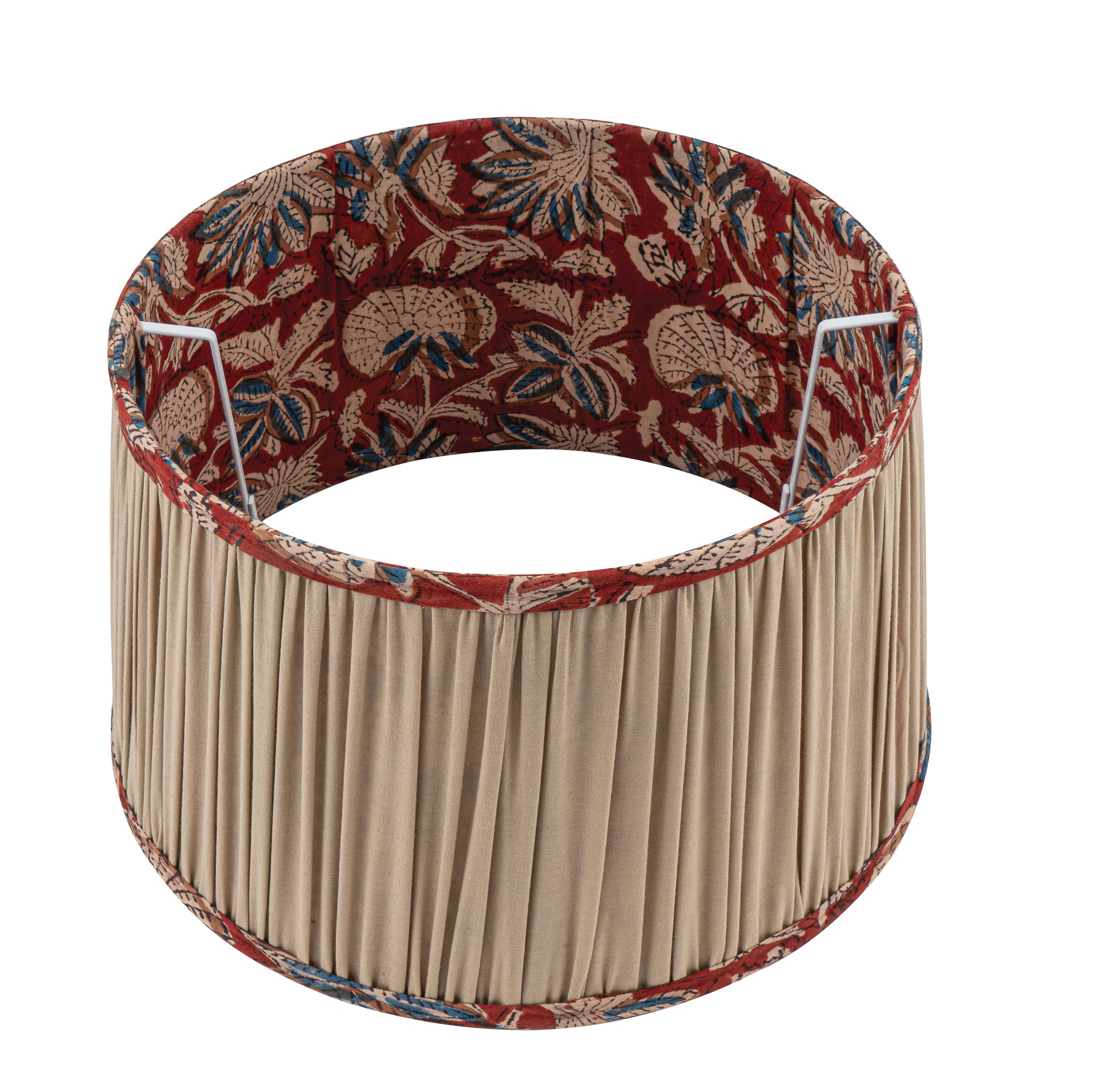 SPI 35 BG/RD-FL ΚΑΠΕΛΟ ΜΠΕΖ+ΚΟΚΚΙΝΑ ΛΟΥΛΟΥΔΙΑ Ε27-Ε14 UP/DOWN (30-35)x20