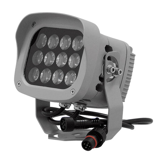 LED Προβολέας Αρχιτεκτονικού Φωτισμού GENIUS DMX512 24W CREE 24v 2400lm Δέσμης 10° Μοιρών Αδιάβροχος IP67 RGB GloboStar 05021