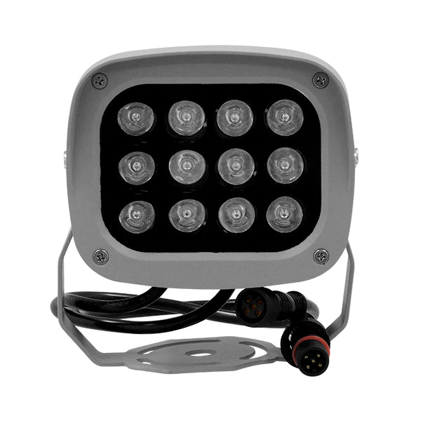 LED Προβολέας Αρχιτεκτονικού Φωτισμού GENIUS DMX512 24W CREE 24v 2400lm Δέσμης 10° Μοιρών Αδιάβροχος IP67 RGB GloboStar 05021