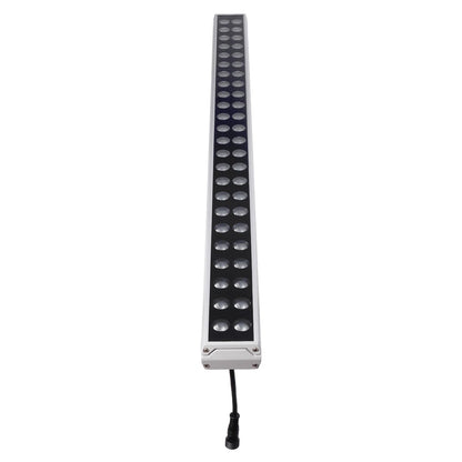 WASHERMOZA 90163 Μπάρα Φωτισμού Wall Washer LED 48W 4080lm 10-30° DC 24V Αδιάβροχο IP66 Πολύχρωμο RGB Dimmable - Bridgelux SMD Chip - Γκρι Ανθρακί - Μ100 x Π8.5 x Υ4