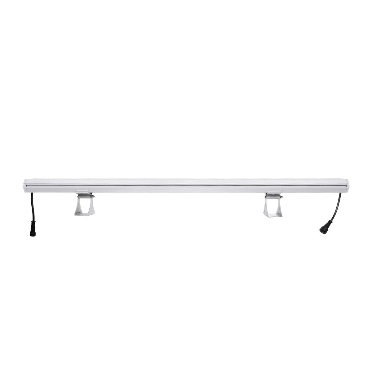 WASHERMOZA 90163 Μπάρα Φωτισμού Wall Washer LED 48W 4080lm 10-30° DC 24V Αδιάβροχο IP66 Πολύχρωμο RGB Dimmable - Bridgelux SMD Chip - Γκρι Ανθρακί - Μ100 x Π8.5 x Υ4