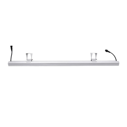 WASHERMOZA 90163 Μπάρα Φωτισμού Wall Washer LED 48W 4080lm 10-30° DC 24V Αδιάβροχο IP66 Πολύχρωμο RGB Dimmable - Bridgelux SMD Chip - Γκρι Ανθρακί - Μ100 x Π8.5 x Υ4