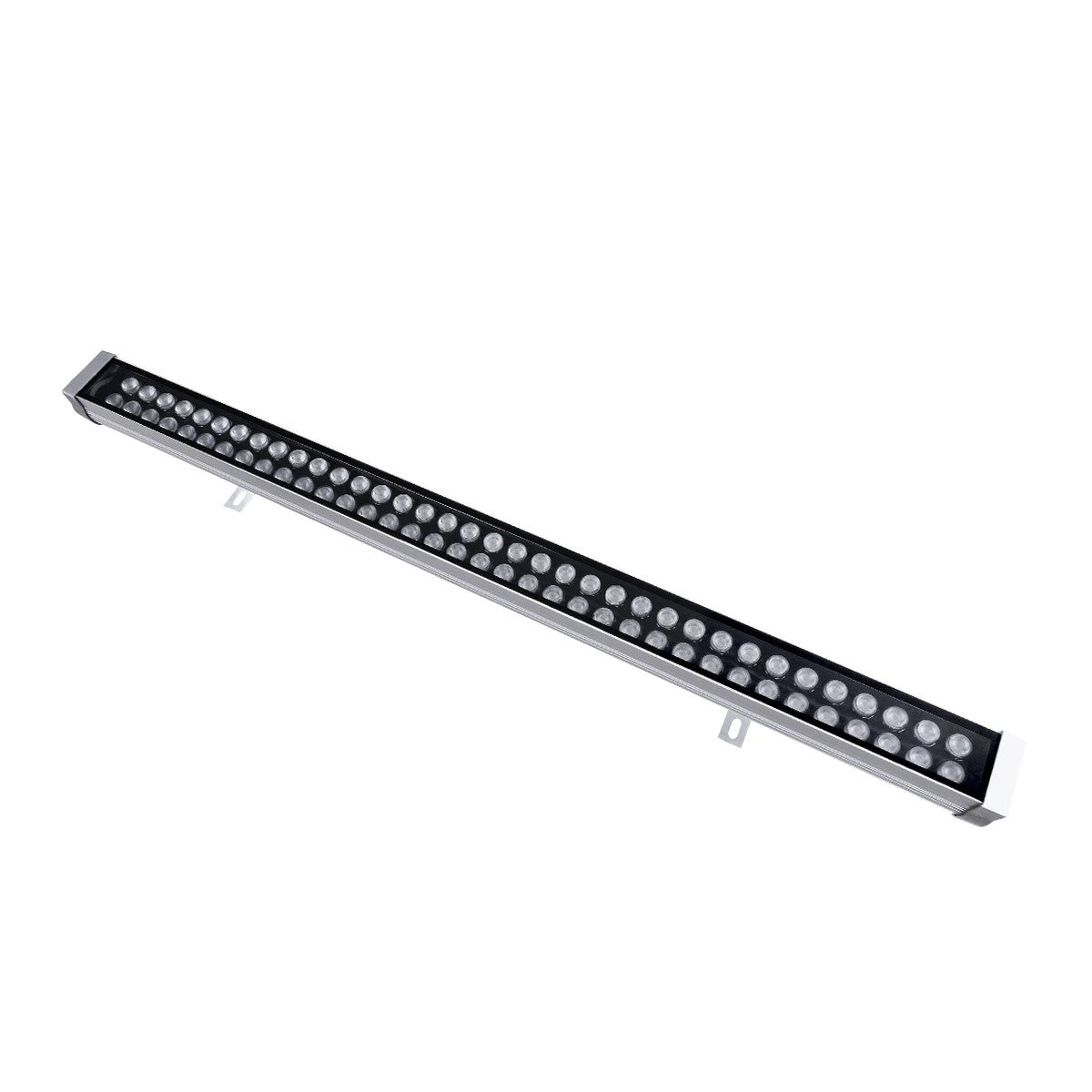 WASHERMOZA 90165 Μπάρα Φωτισμού Wall Washer LED 72W 7920lm 10-30° DC 24V Αδιάβροχο IP66 Θερμό Λευκό 2700K Dimmable - Bridgelux SMD Chip - Γκρι Ανθρακί - Μ100 x Π8 x Υ12.5