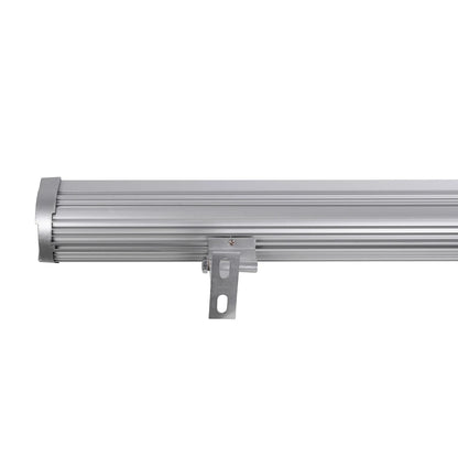 WASHERMOZA 90165 Μπάρα Φωτισμού Wall Washer LED 72W 7920lm 10-30° DC 24V Αδιάβροχο IP66 Θερμό Λευκό 2700K Dimmable - Bridgelux SMD Chip - Γκρι Ανθρακί - Μ100 x Π8 x Υ12.5