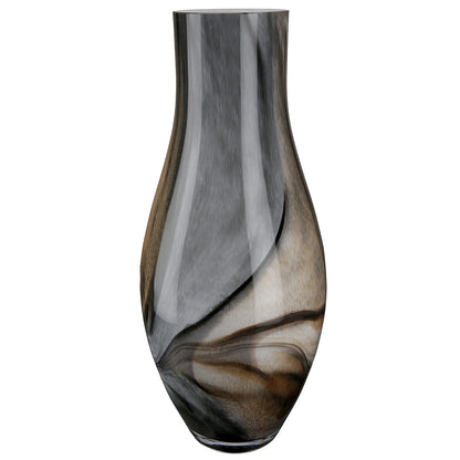 Βάζο Καφέ Γυαλί 40εκ