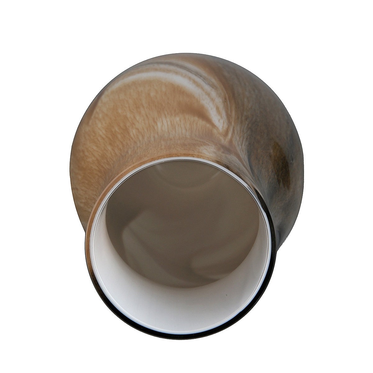 Βάζο Καφέ Γυαλί 40εκ