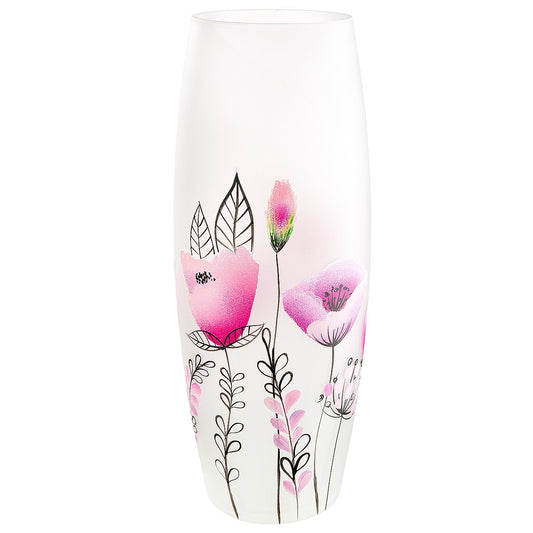 Βάζο Λουλούδια Πολύχρωμο Γυαλί 39.4εκ