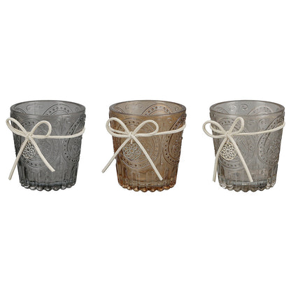 Θήκη Ρεσώ Γυαλί 7.5x7.5εκ σε 3 Χρώματα