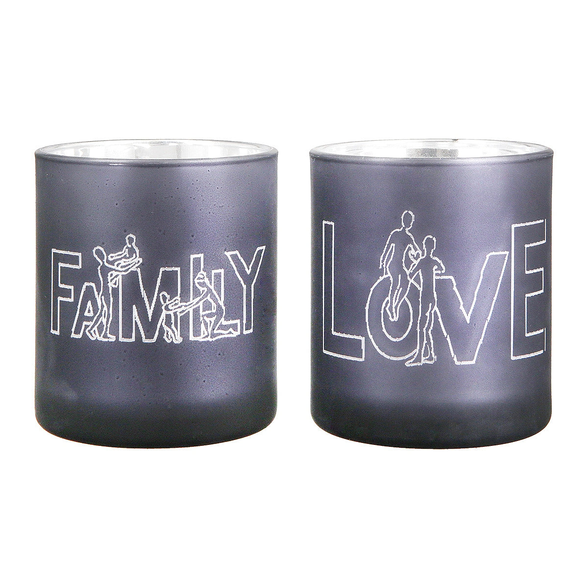 Θήκη Ρεσώ 'Family' Γκρι Γυαλί 8εκ σε 2 Σχέδια