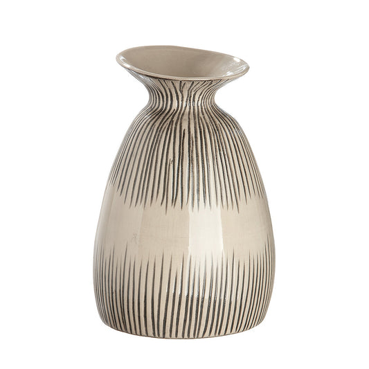 Βάζο Μπεζ Κεραμικό 22.5εκ
