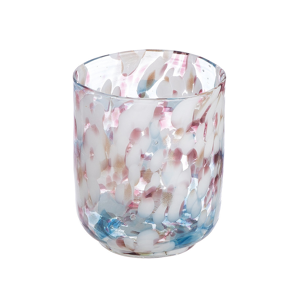 Βάζο Πολύχρωμο Γυαλί 11x11x14