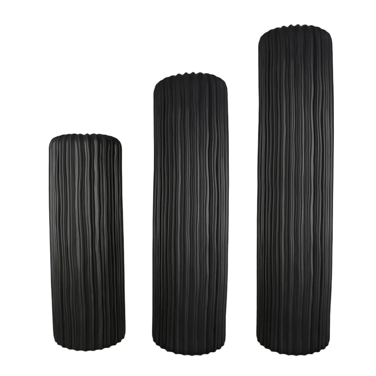 Βάζο Μαύρο Κεραμικό 16x16x58