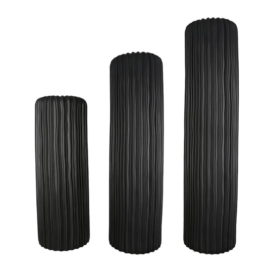 Βάζο Μαύρο Κεραμικό 16x16x58