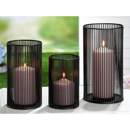 Φανάρι Μαύρο Μέταλλο 23εκ