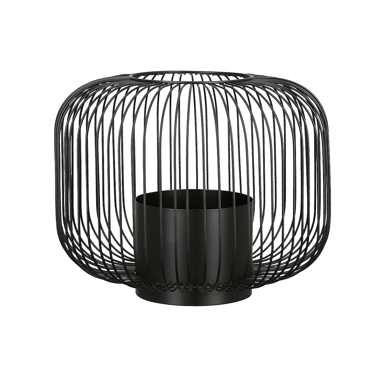 Φανάρι Μαύρο Μέταλλο 26.5εκ