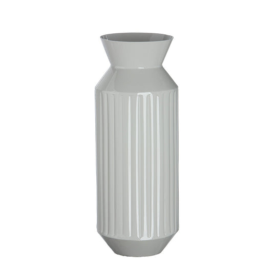 Βάζο Γκρι Μέταλλο 35εκ