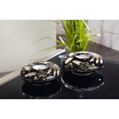 Θήκη Ρεσώ Μαύρο/Χρυσό Γυαλί 5εκ