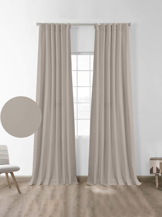 Κουρτίνα Μπλακάουτ Lago Sand 145×280εκ