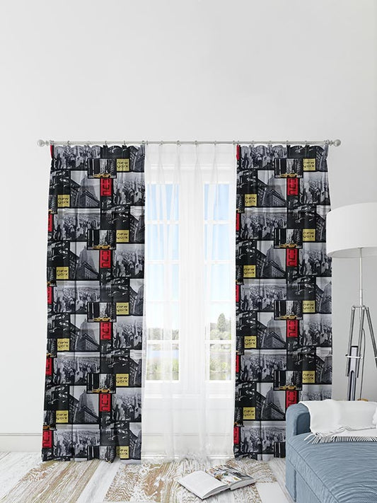 Κουρτίνα Λονέτα New York 150x280εκ