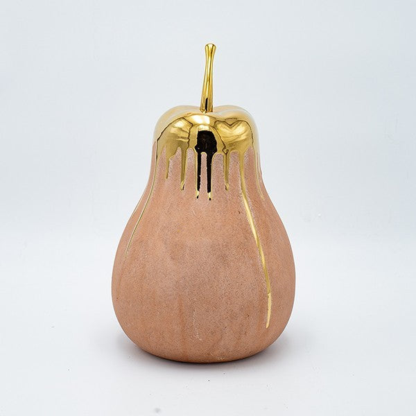 ΔΙΑΚΟΣΜΗΤΙΚΟ ΑΧΛΑΔΙ ΚΡΕΜ-ΧΡΥΣΟ 17.5x17.5x30.5