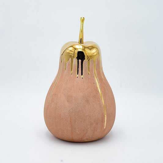 ΔΙΑΚΟΣΜΗΤΙΚΟ ΑΧΛΑΔΙ ΚΡΕΜ-ΧΡΥΣΟ 17.5x17.5x30.5