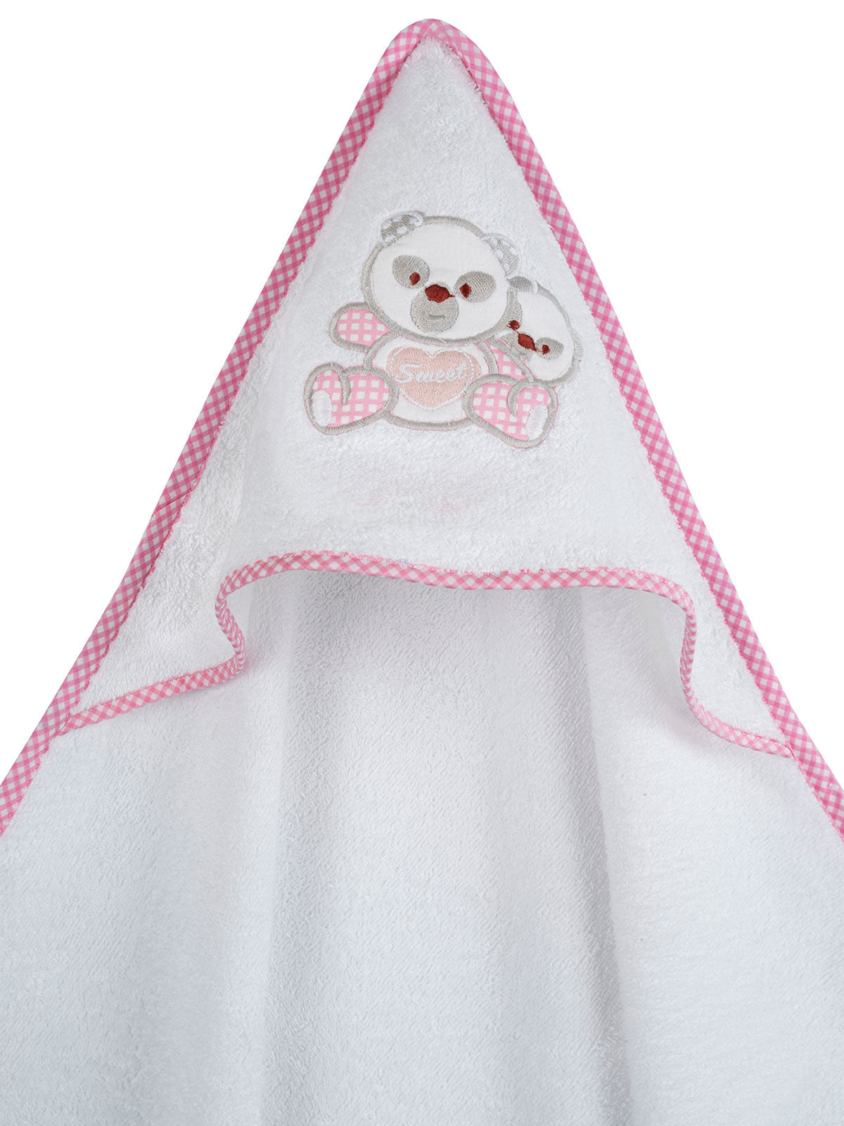 Κάπα Κεντητή Panda Pink 75x75εκ