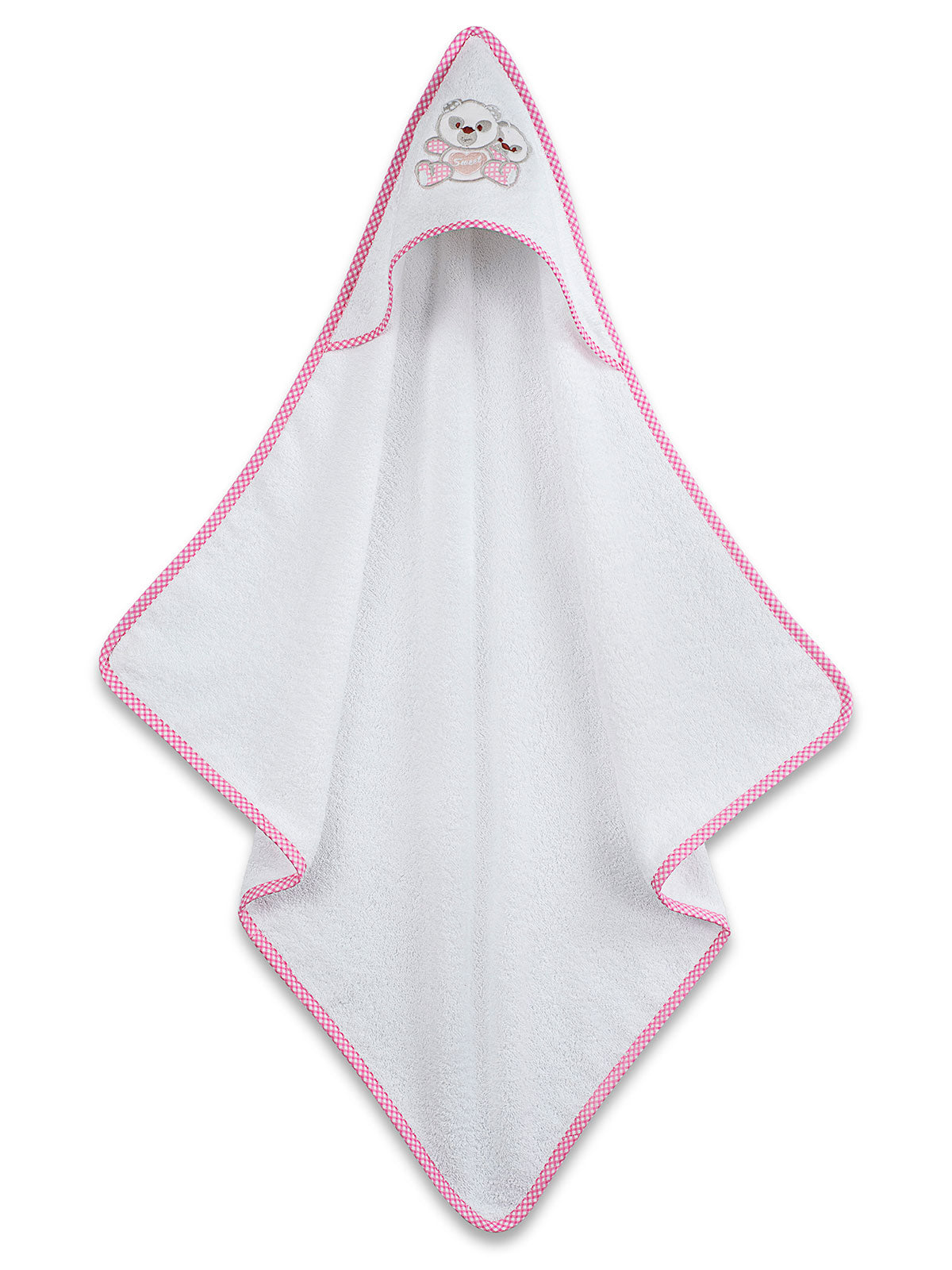 Κάπα Κεντητή Panda Pink 75x75εκ