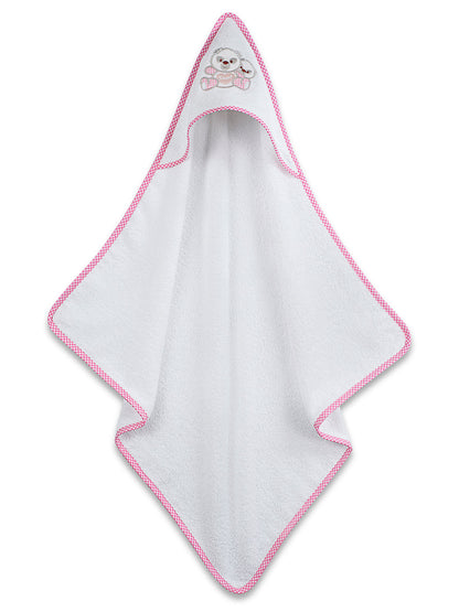 Κάπα Κεντητή Panda Pink 75x75εκ