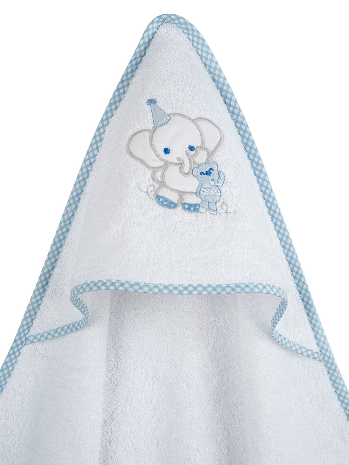 Κάπα Κεντητή Elephant Blue 75x75εκ