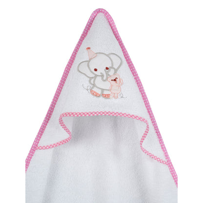 Κάπα Κεντητή Elephant Pink 75x75εκ