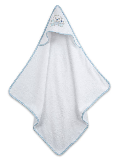 Κάπα Κεντητή Panda Blue 75x75εκ