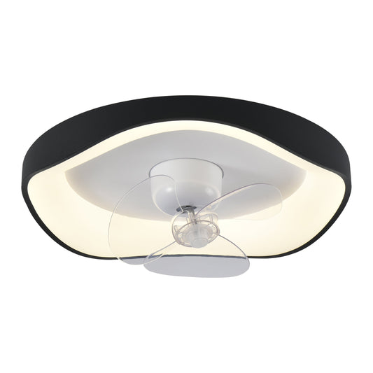 CFC 9509# BK ΑΝΕΜΙΣΤΗΡΑΣ ΜΑΥΡΟΣ ΟΡΟΦΗΣ ΚΙΝΟΥΜΕΝΗ ΚΕΦΑΛΗ 30W LED 3 COLORS DIMMER CONTROL Φ50x20