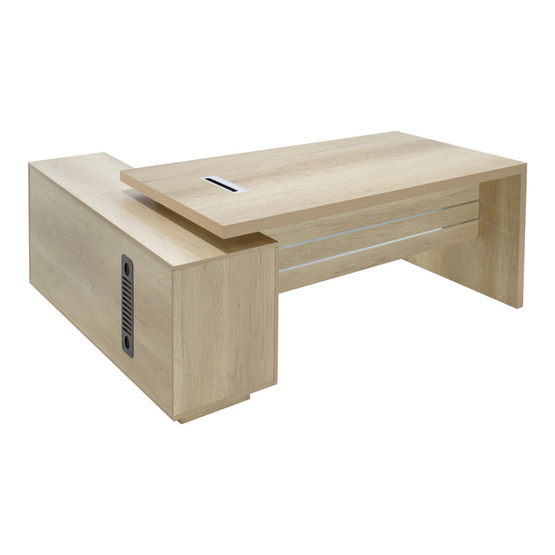 Γραφείο Εργασίας Αναστρέψιμο Επαγγελματικό Amazon σε Φυσική Απόχρωση 200x170x75