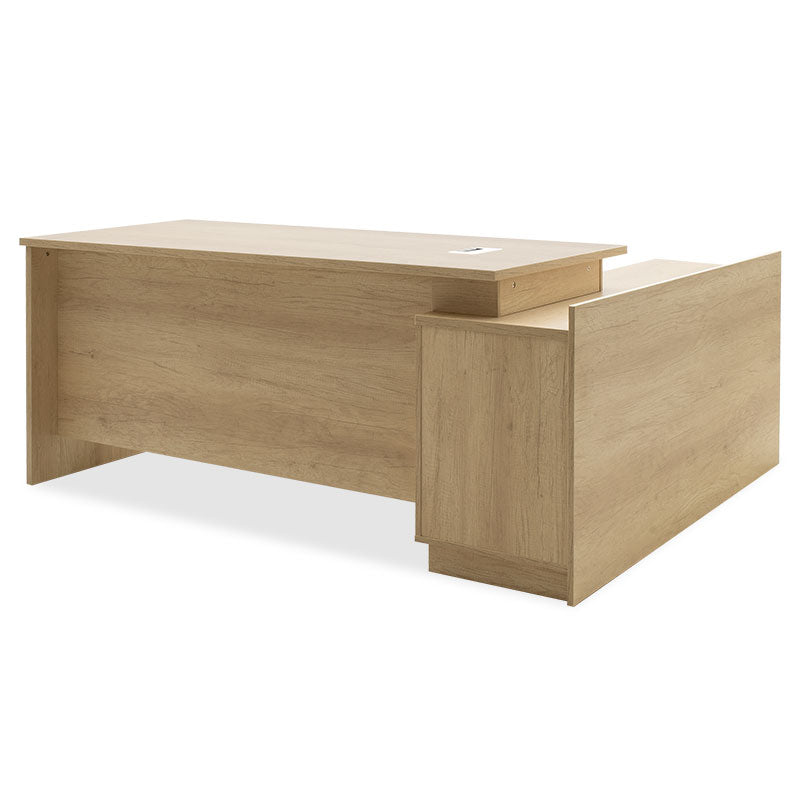 Γραφείο Εργασίας Επαγγελματικό Amazon Αριστερή Γωνία Χρώμα Sonoma 180x160x76