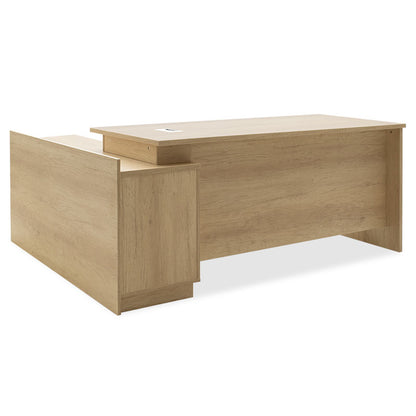 Γραφείο Εργασίας Επαγγελματικό Amazon Δεξιά Γωνία Χρώμα Sonoma 180x160x76