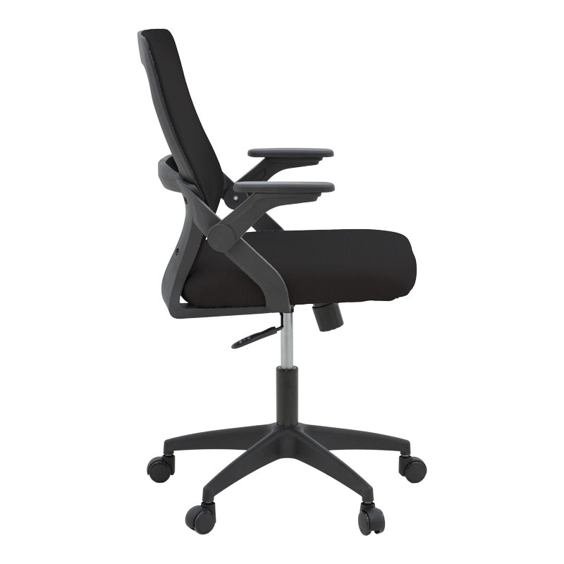 Καρέκλα Γραφείου Reji Mesh Ύφασμα Μαύρο 58x60x89-99