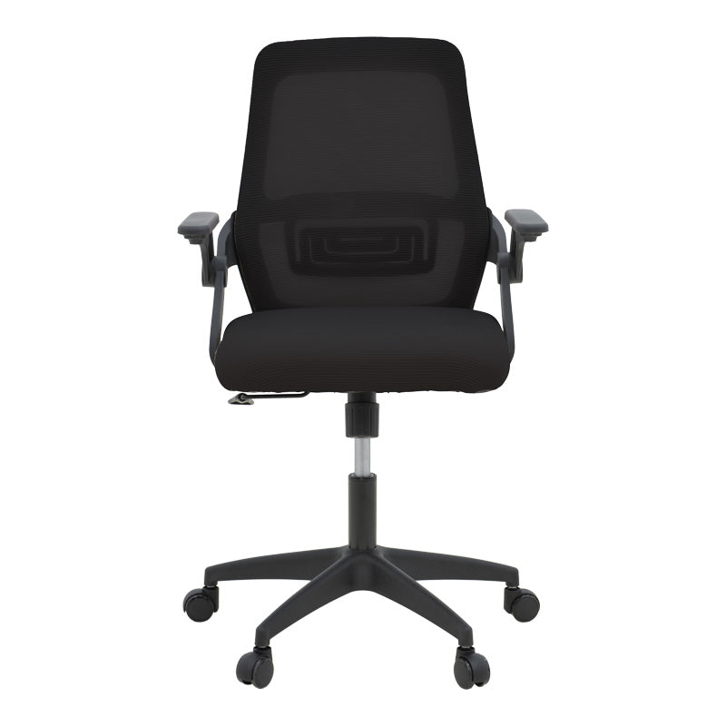 Καρέκλα Γραφείου Reji Mesh Ύφασμα Μαύρο 58x60x89-99