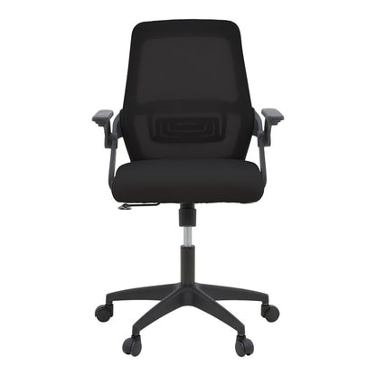 Καρέκλα Γραφείου Reji Mesh Ύφασμα Μαύρο 58x60x89-99